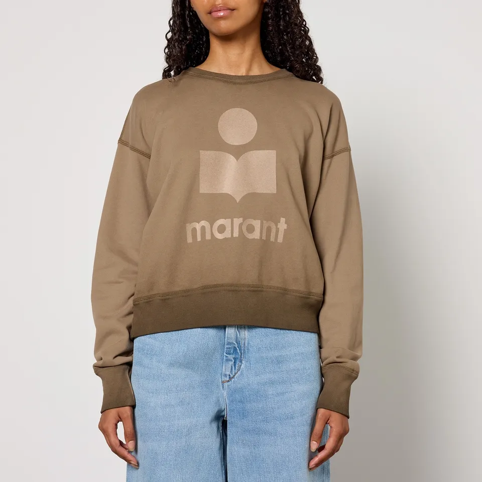 Marant Etoile Mobyli Cotton-Jersey Sweatshirt - UK 6 | Coggles