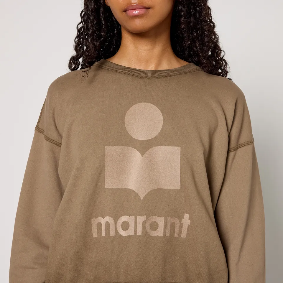 Marant Etoile Mobyli Cotton-Jersey Sweatshirt - UK 6 | Coggles