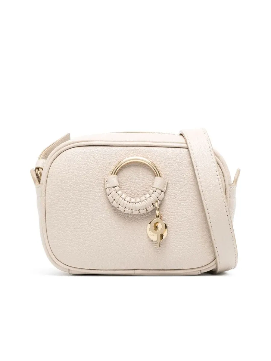 Mini Hana Crossbody Bag in Beige