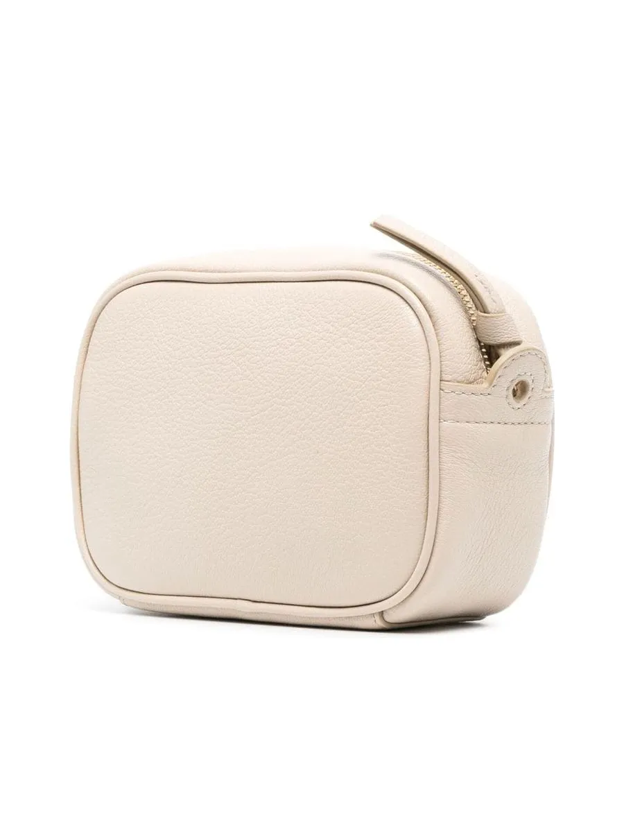 Mini Hana Crossbody Bag in Beige