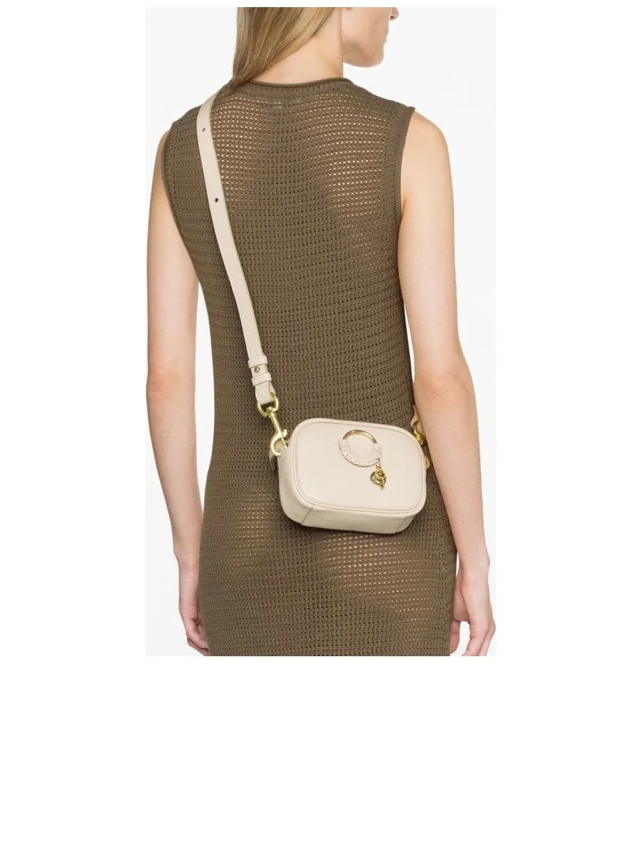 Mini Hana Crossbody Bag in Beige