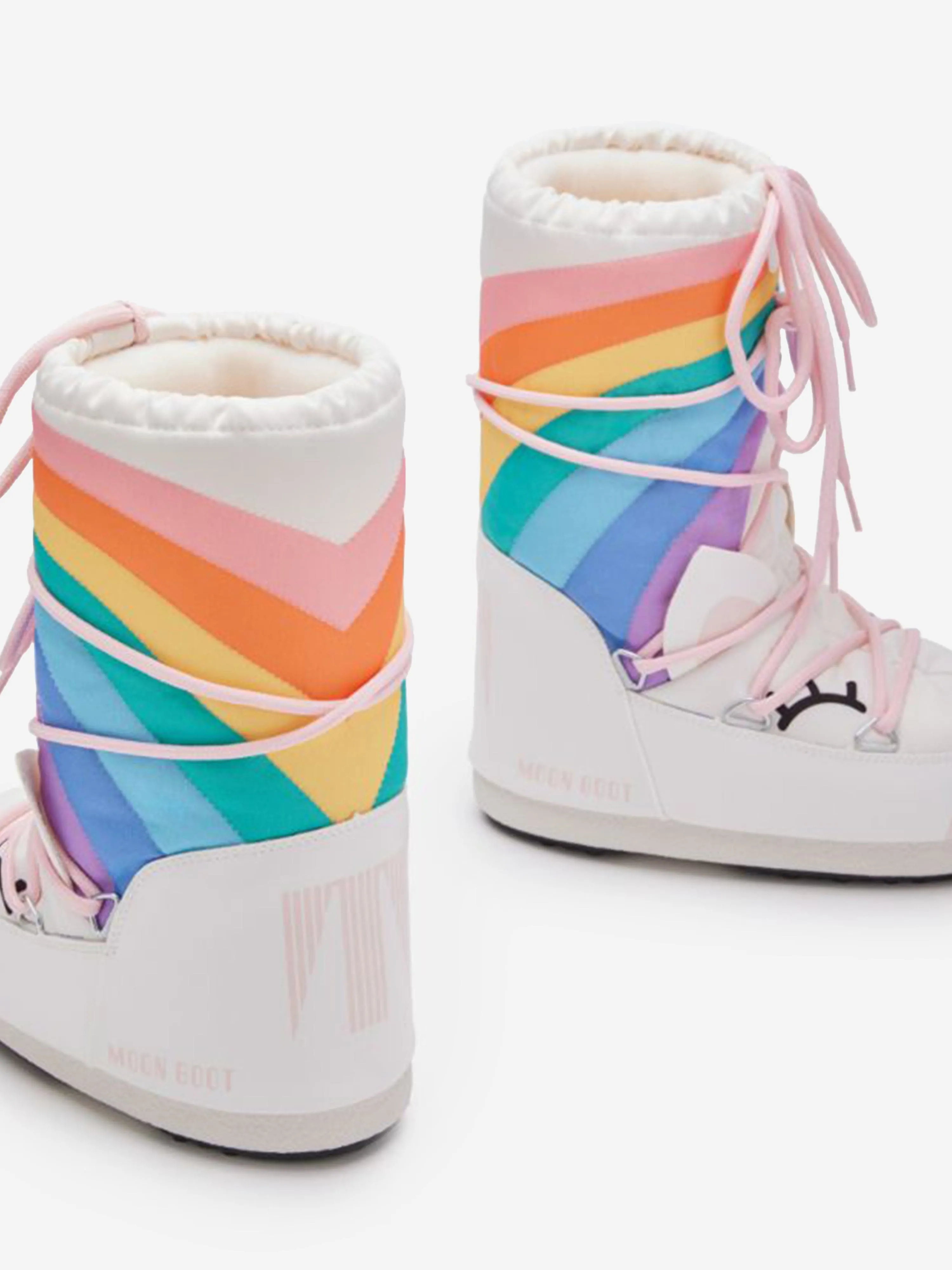 Moon Boot Girls Icon Unicorn Boots in White