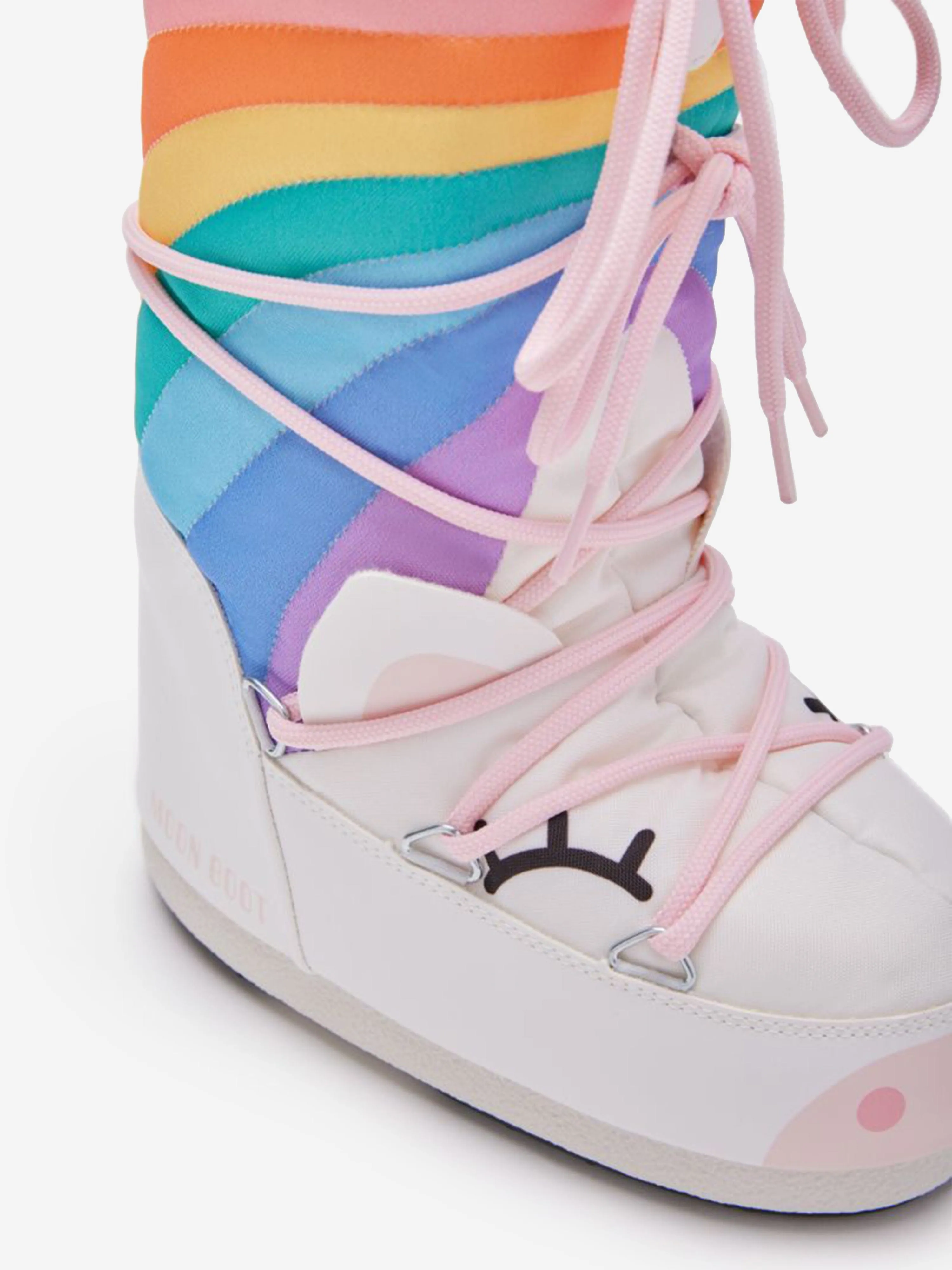 Moon Boot Girls Icon Unicorn Boots in White