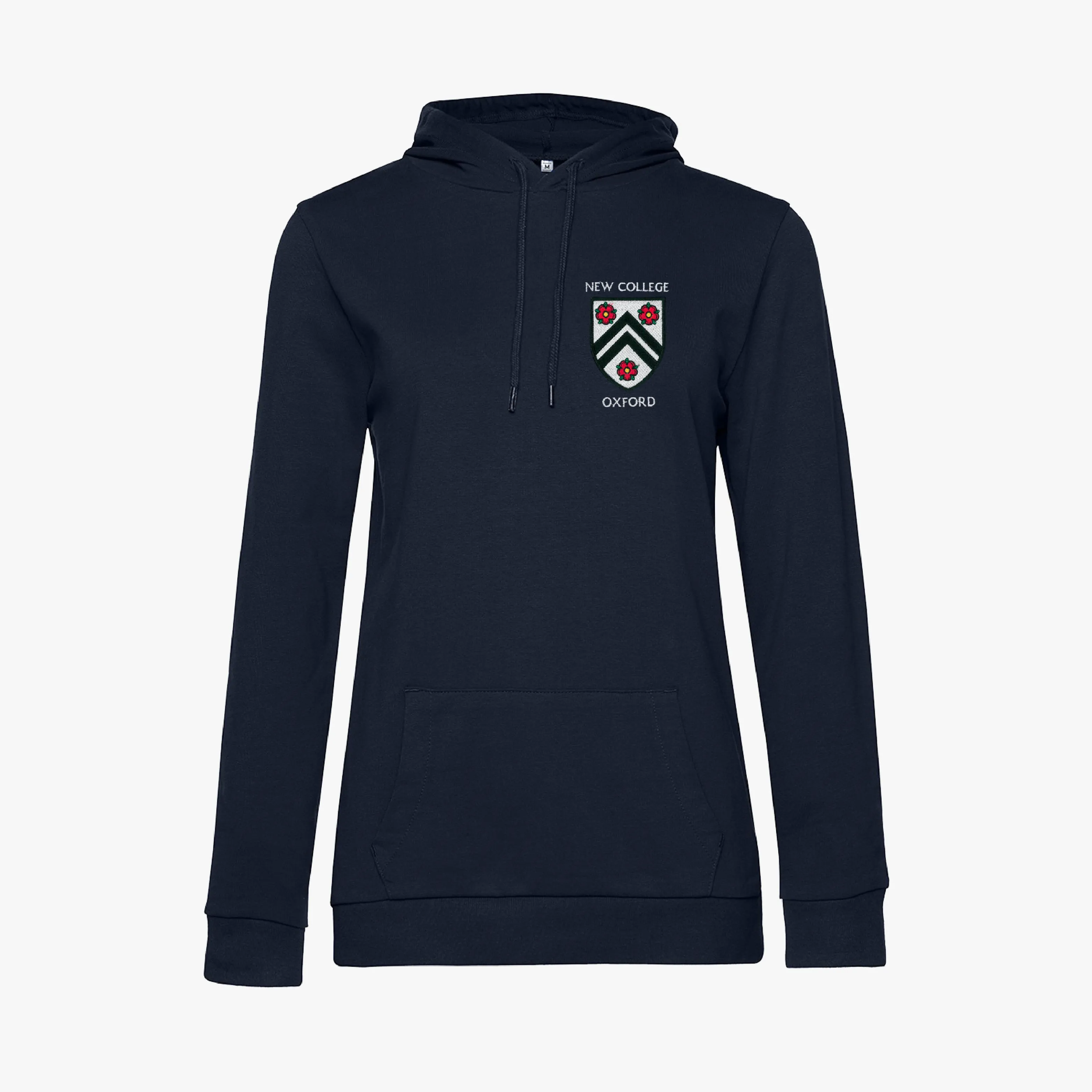 New College Ladies Organic Embroidered Hoodie