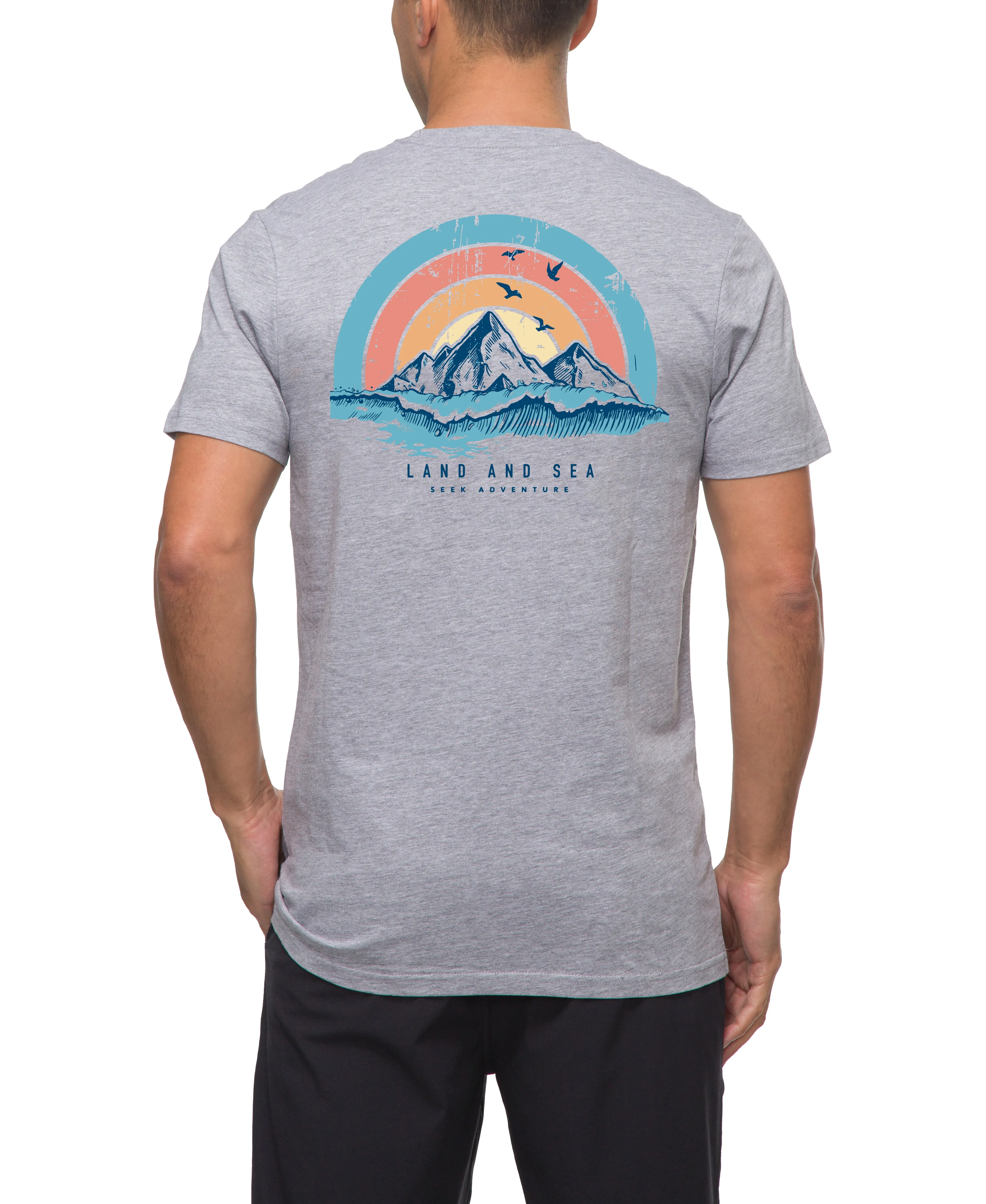 Outdoorz Tee- Heather Grey