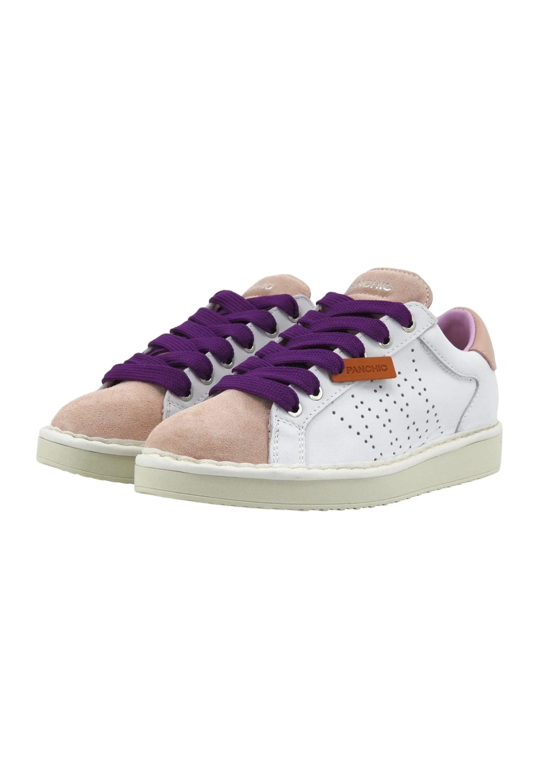 PANCHIC Sneaker Donna White Powder Pink Pansy P01W013-00873040