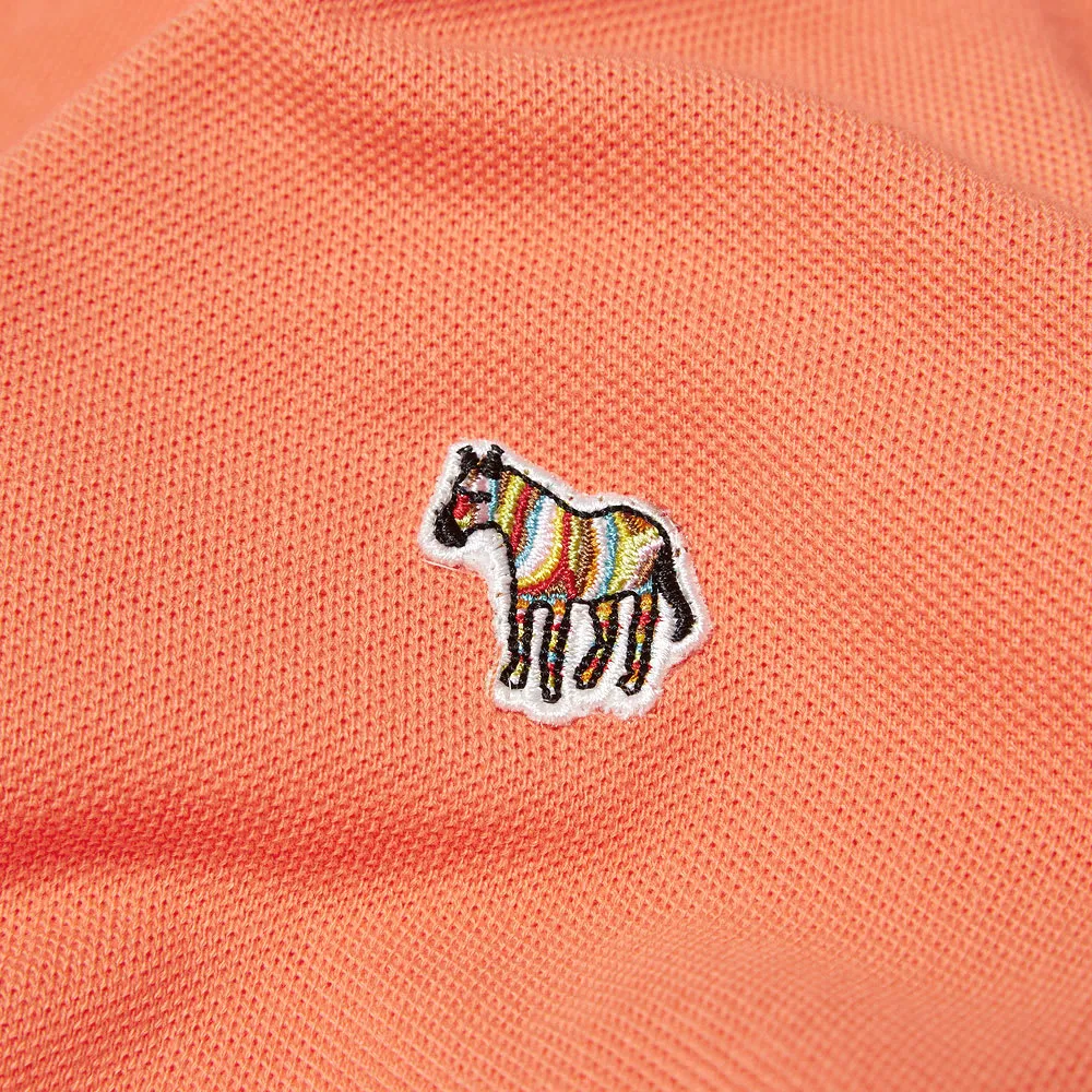 Paul Smith Regular Fit Zebra PoloSalmon