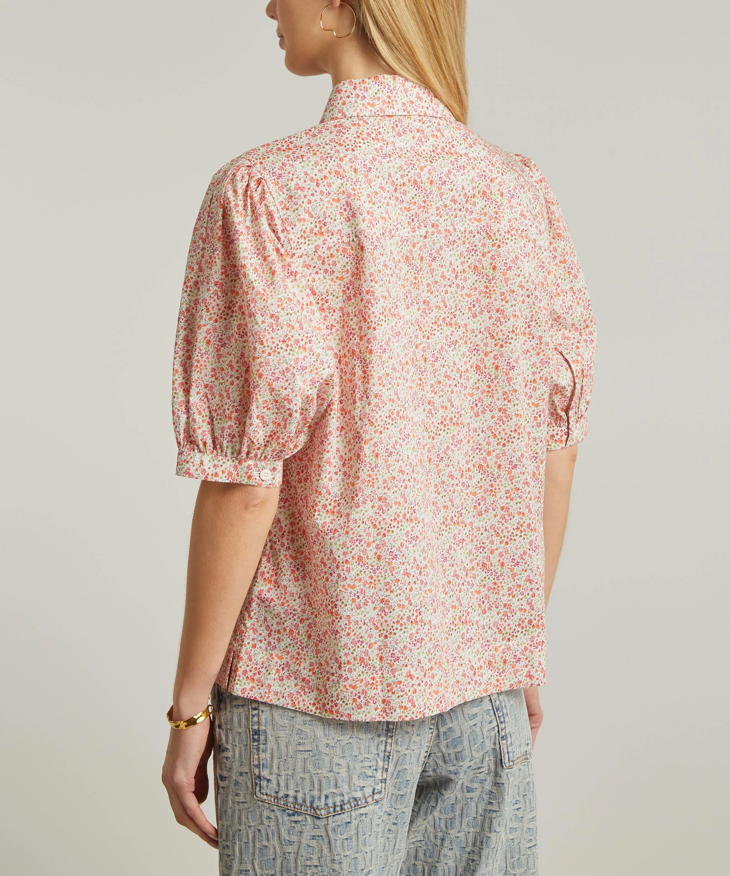 Phoebe Tana Lawn™ Cotton Puff-Sleeve Shirt