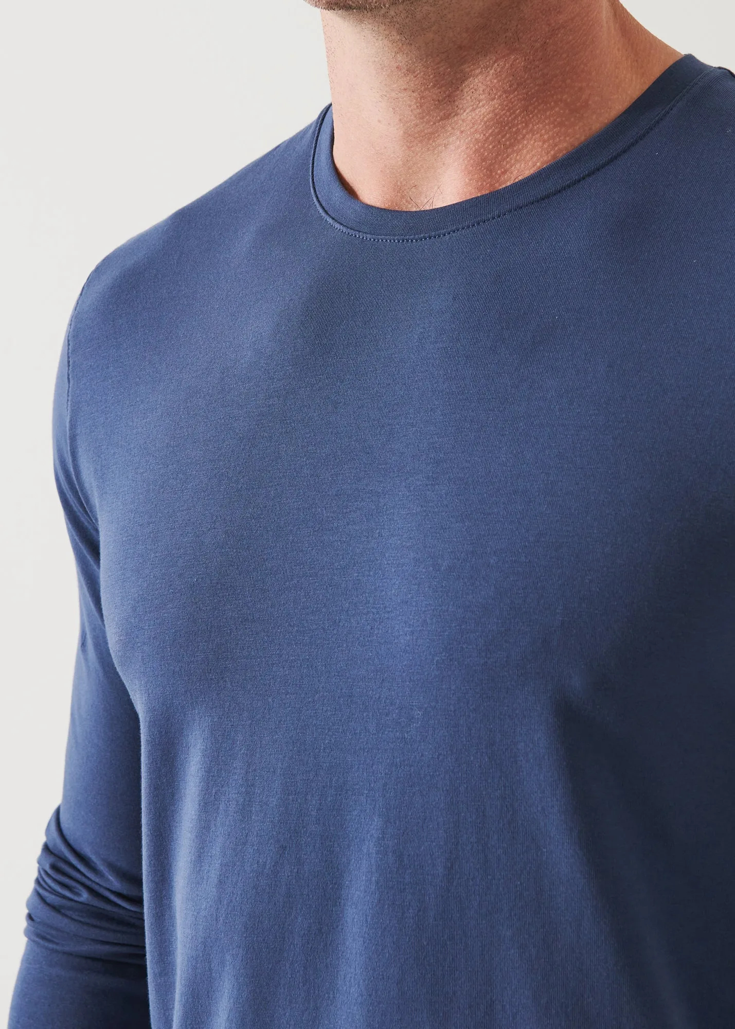 PIMA COTTON STRETCH LONG SLEEVE T-SHIRT