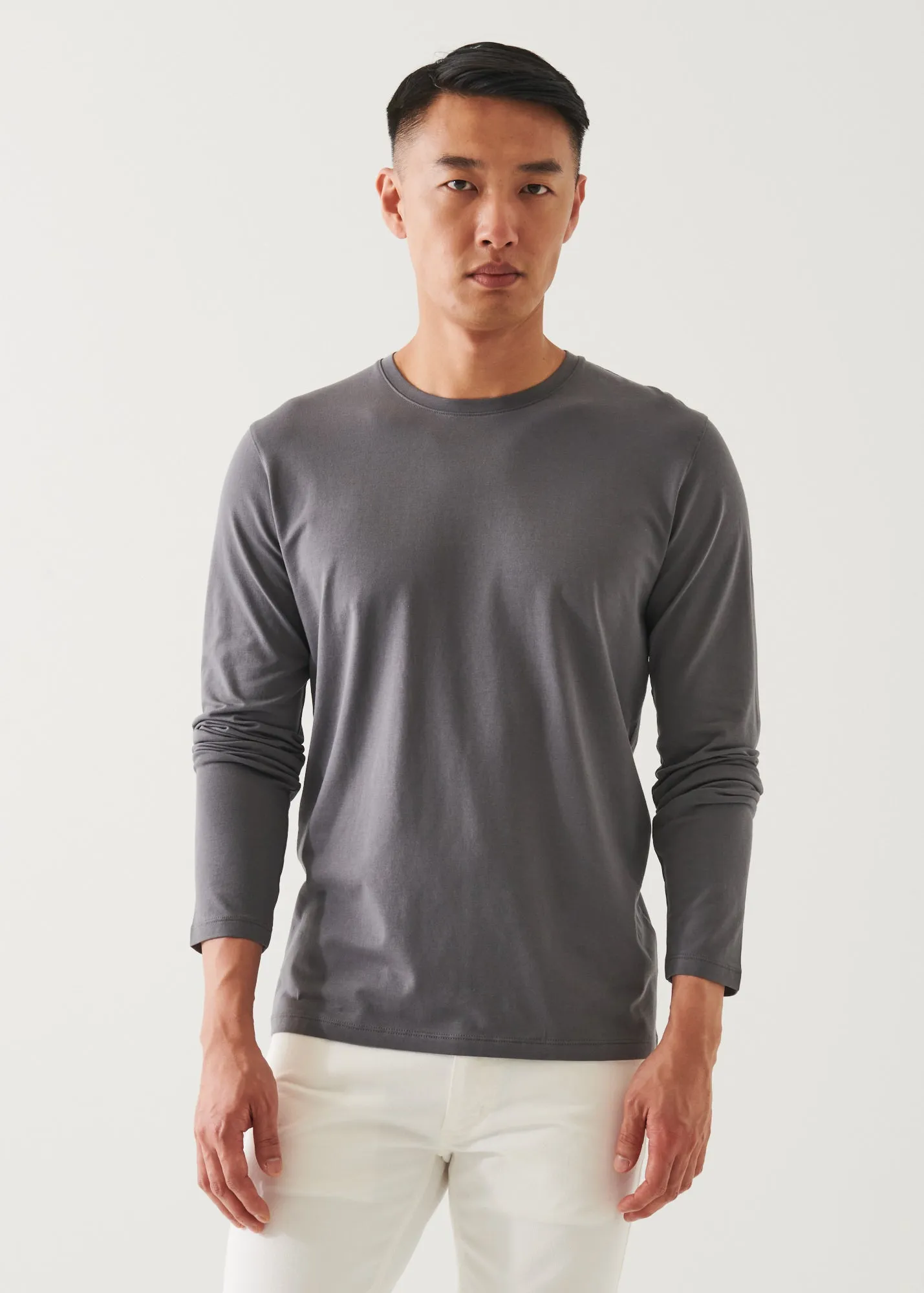 PIMA COTTON STRETCH LONG SLEEVE T-SHIRT