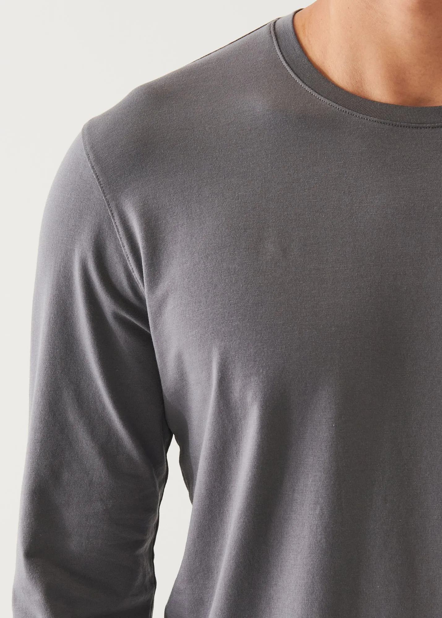 PIMA COTTON STRETCH LONG SLEEVE T-SHIRT