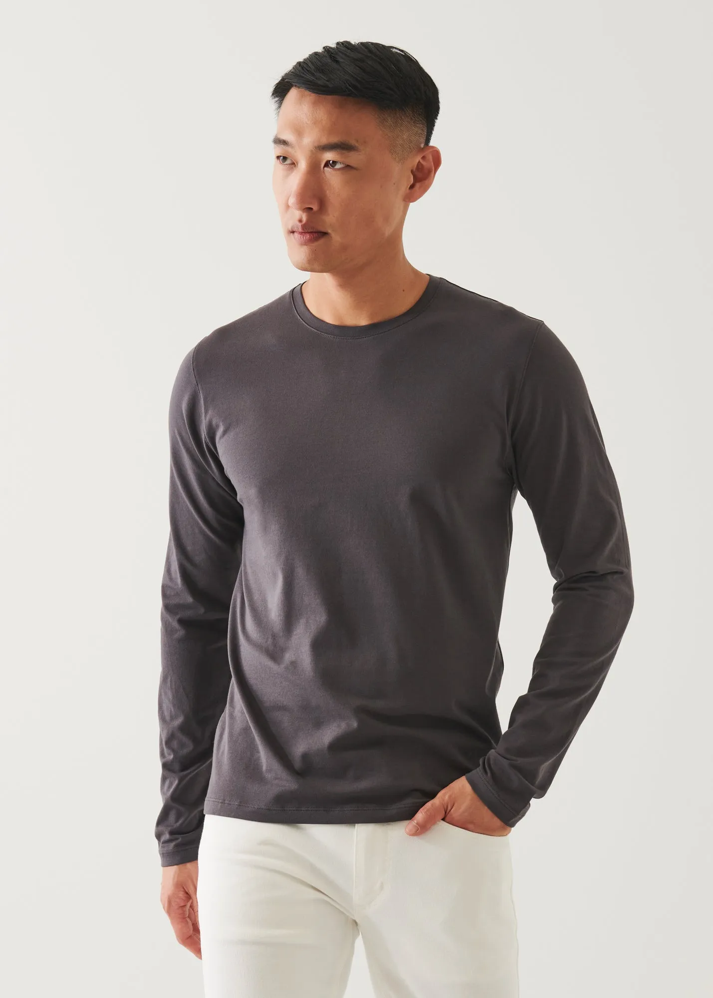 PIMA COTTON STRETCH LONG SLEEVE T-SHIRT