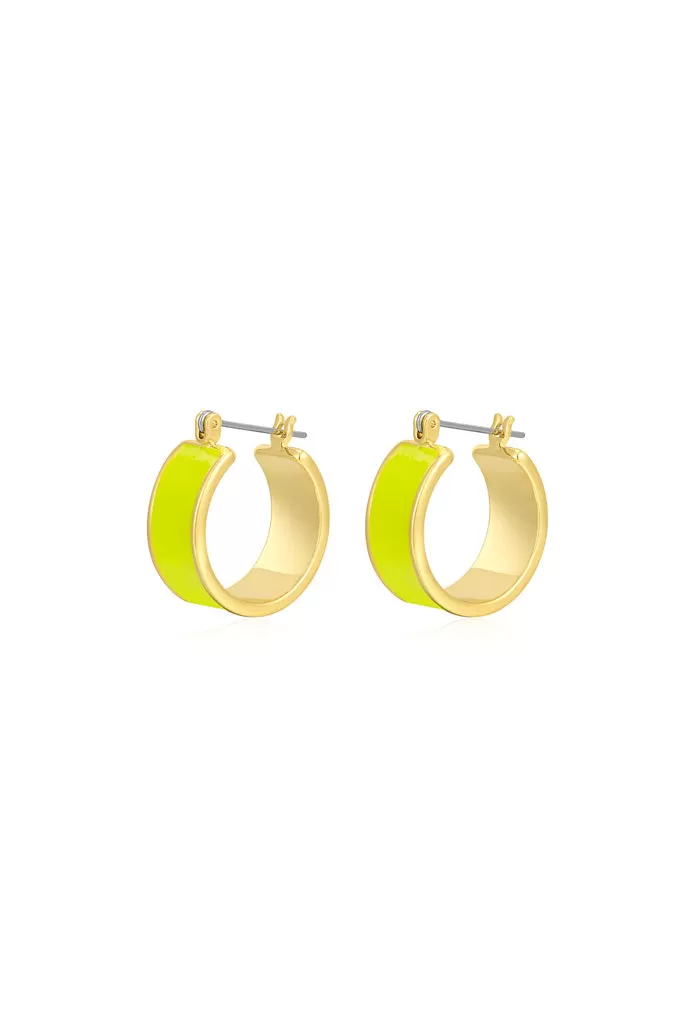 Positano Hoops-Neon Yellow