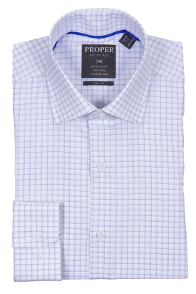 PROPER SHIRTINGS GRAY SLIM FIT REGULAR CUFF P426SPRX-GRY