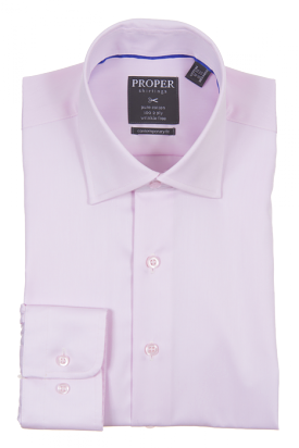 PROPER SHIRTINGS PINK CONTEMPORARY FIT REGULAR CUFF P720ET0R-PIN