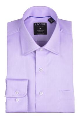 PROPER SHIRTINGS PURPLE CLASSIC FIT REGULAR CUFF P720DD0R-PUR