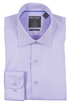 PROPER SHIRTINGS PURPLE SLIM FIT REGULAR CUFF P720TTSR-PUR