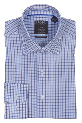 PROPER SHIRTINGS WHITE CONTEMPORARY FIT REGULAR CUFF P127ET0R-WHT