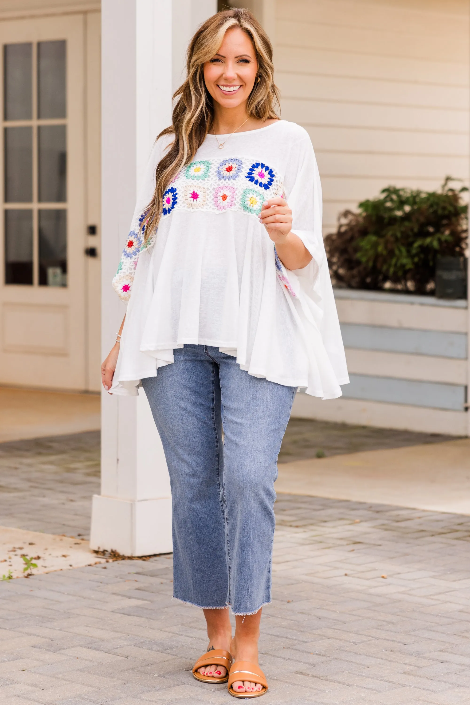 Queen Of Harmony Top, Ivory