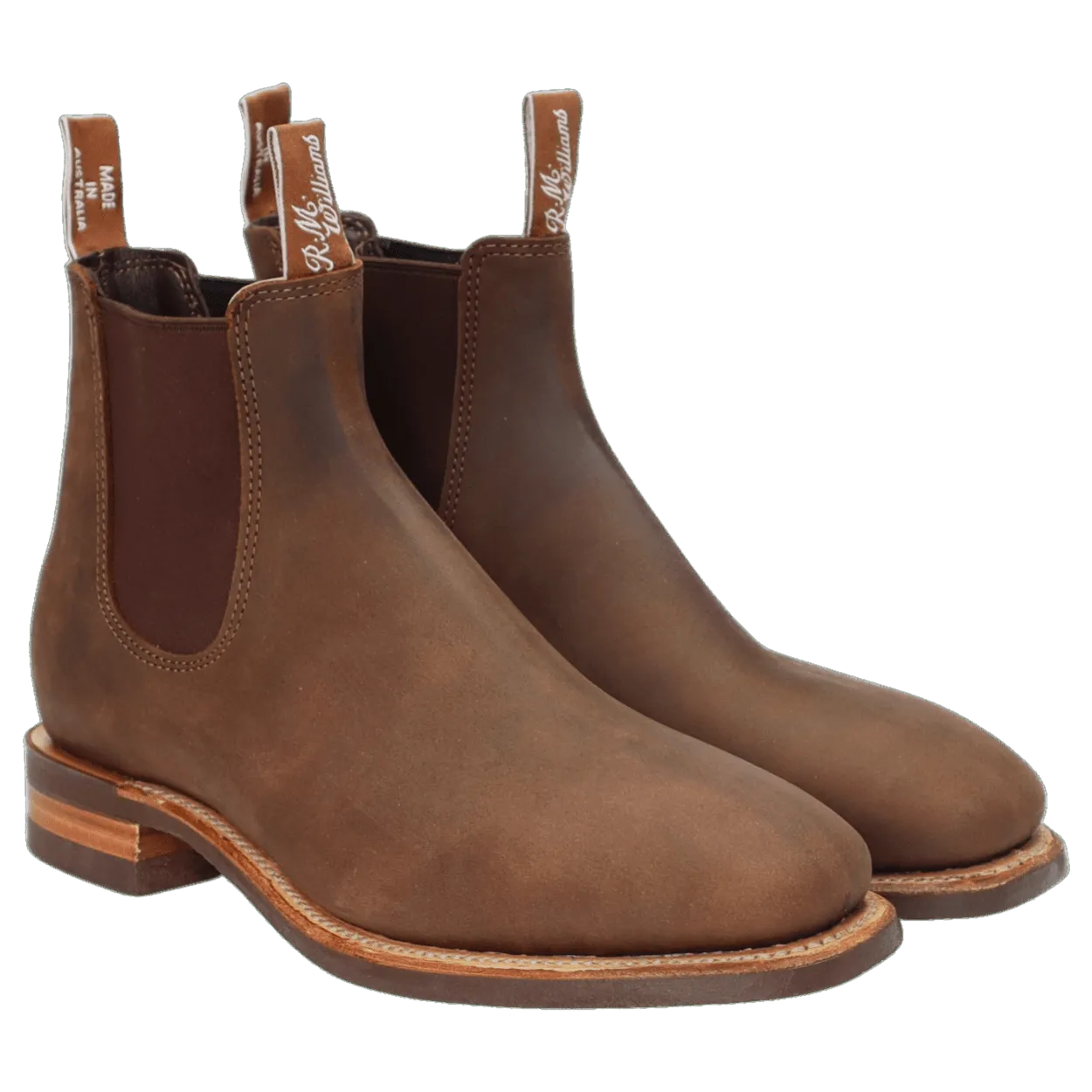 R. M. Williams Comfort Craftsman Boots in Bark/Oily Fern