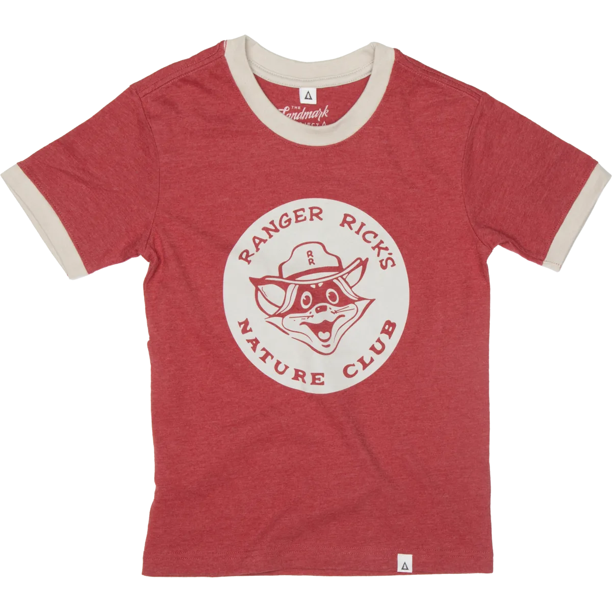 Ranger Rick Nature Club Ringer Youth Tee: L / Poppy