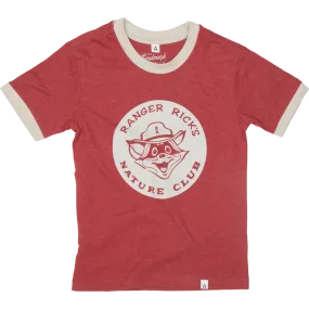 Ranger Rick Nature Club Ringer Youth Tee: L / Poppy