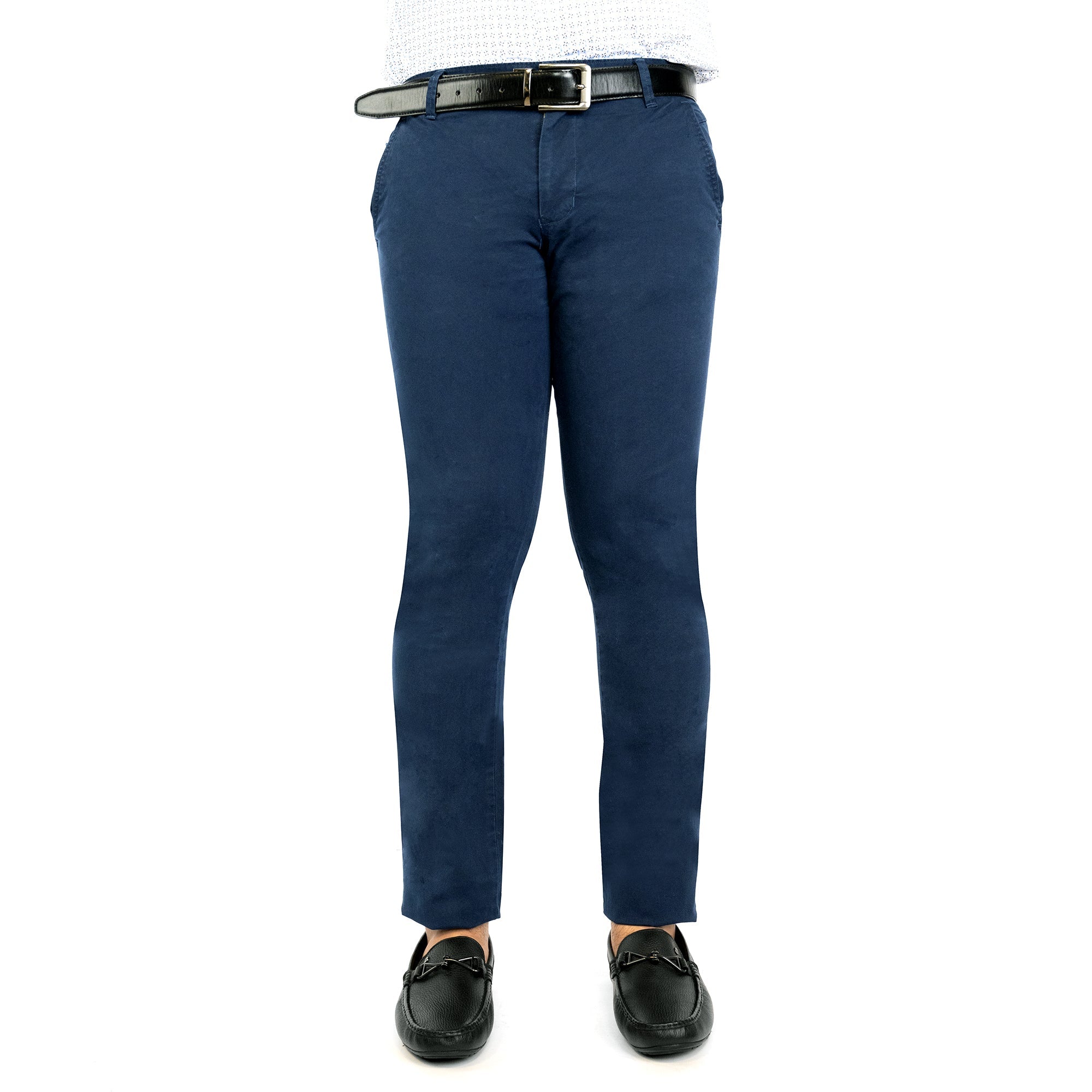 Regular Fit Navy Chinos