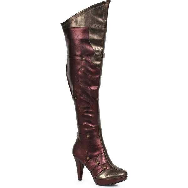 Rubies Wonder Adult Thigh High Boots, Multi