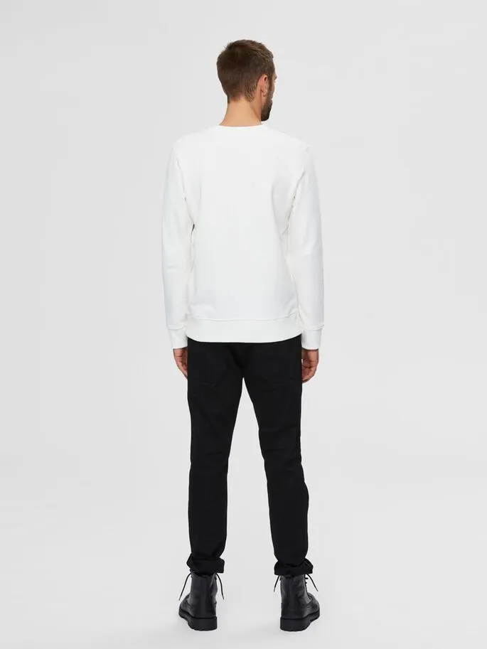 Selected Homme REGULAR FIT ORGANIC COTTON 340G - SWEATSHIRT