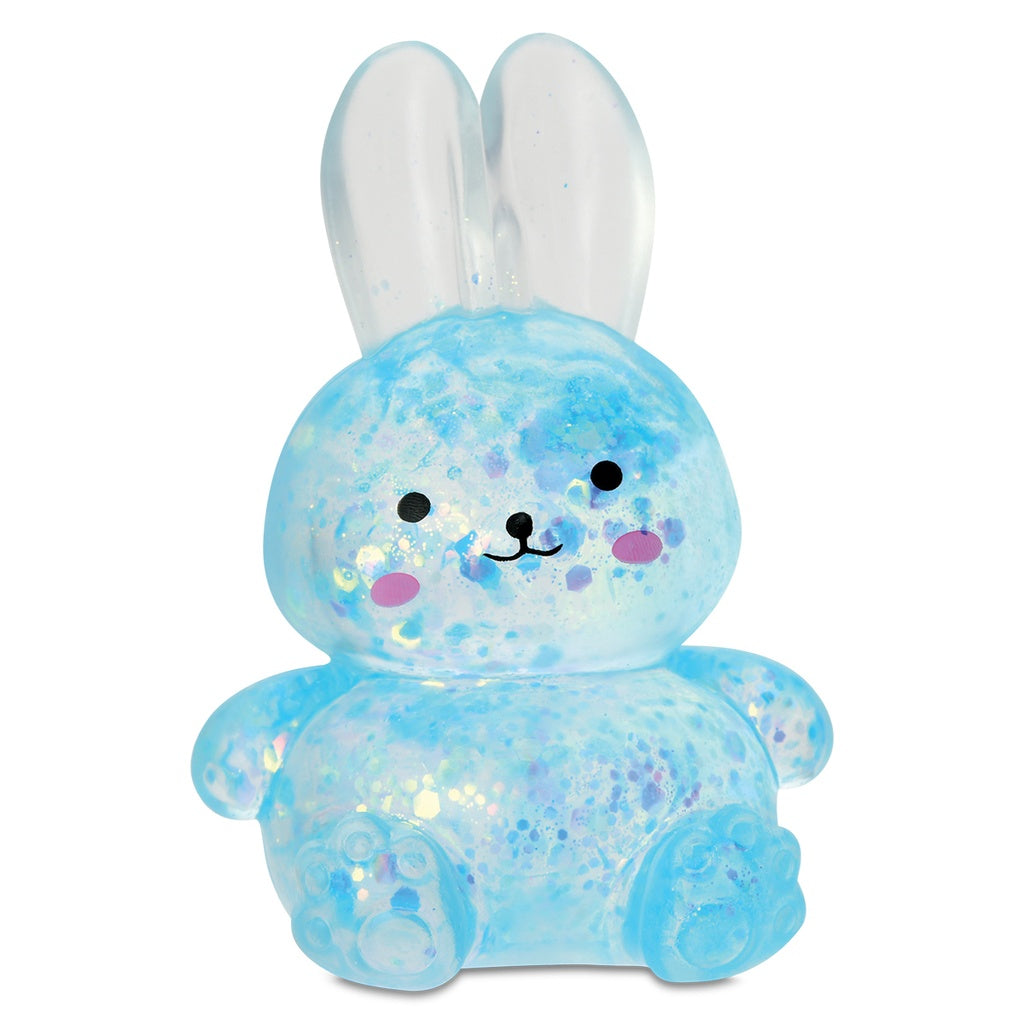 Squeeze Toy - Blue Sparkle Bunny