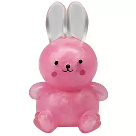 Squeeze Toy - Pink Sparkle Bunny