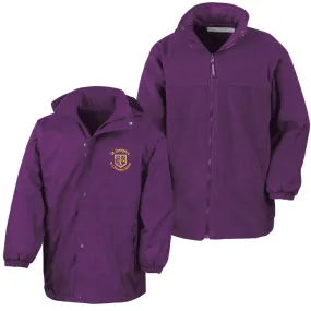 St Joseph's Catholic Primary School - Sunderland Purple Waterproof Coat