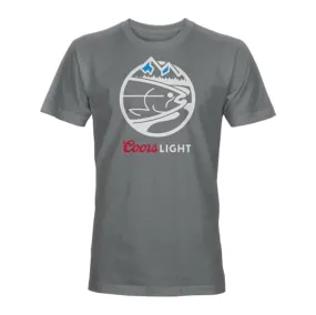 STLHD Men's Coors Light  Heritage Short Sleeve T-Shirt - Deep Heather Grey