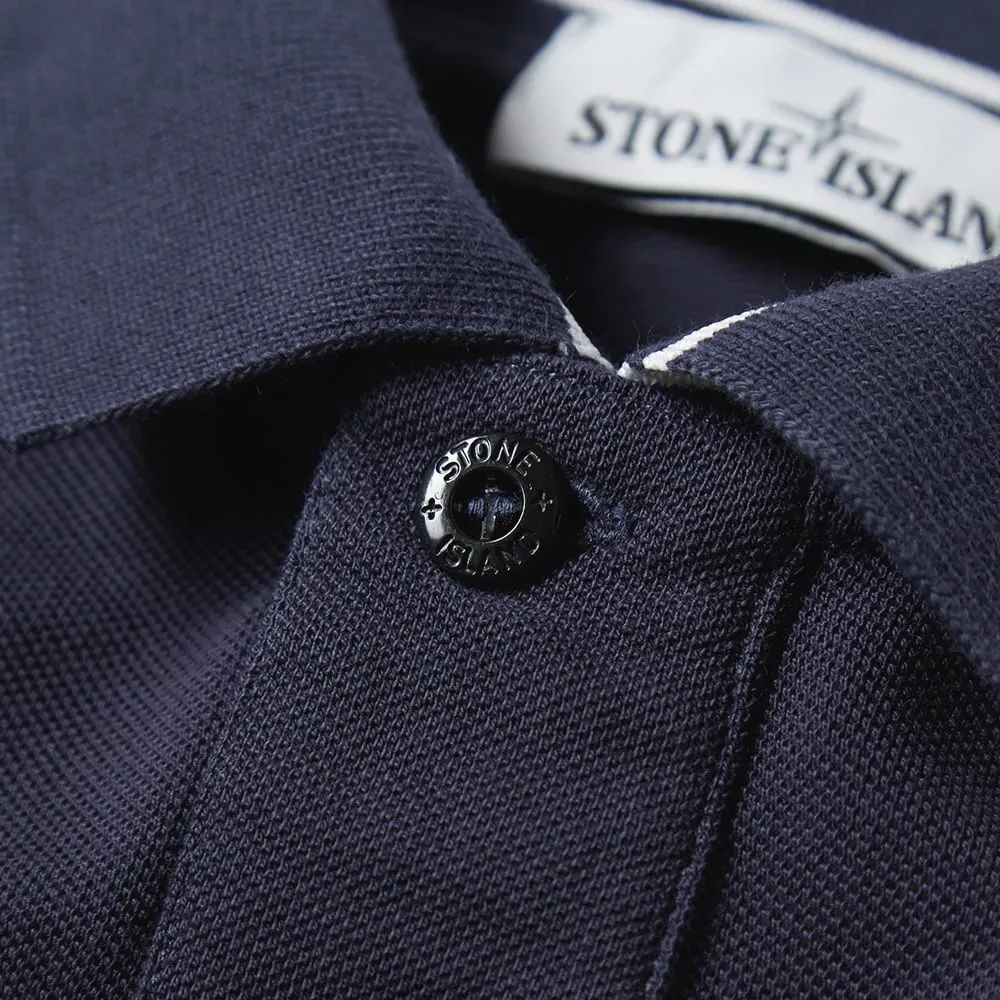 Stone Island Long Sleeve Regular Fit PoloMarine