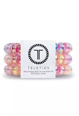 TELETIES Large Hair Ties - Eat Glitter For Breakfast