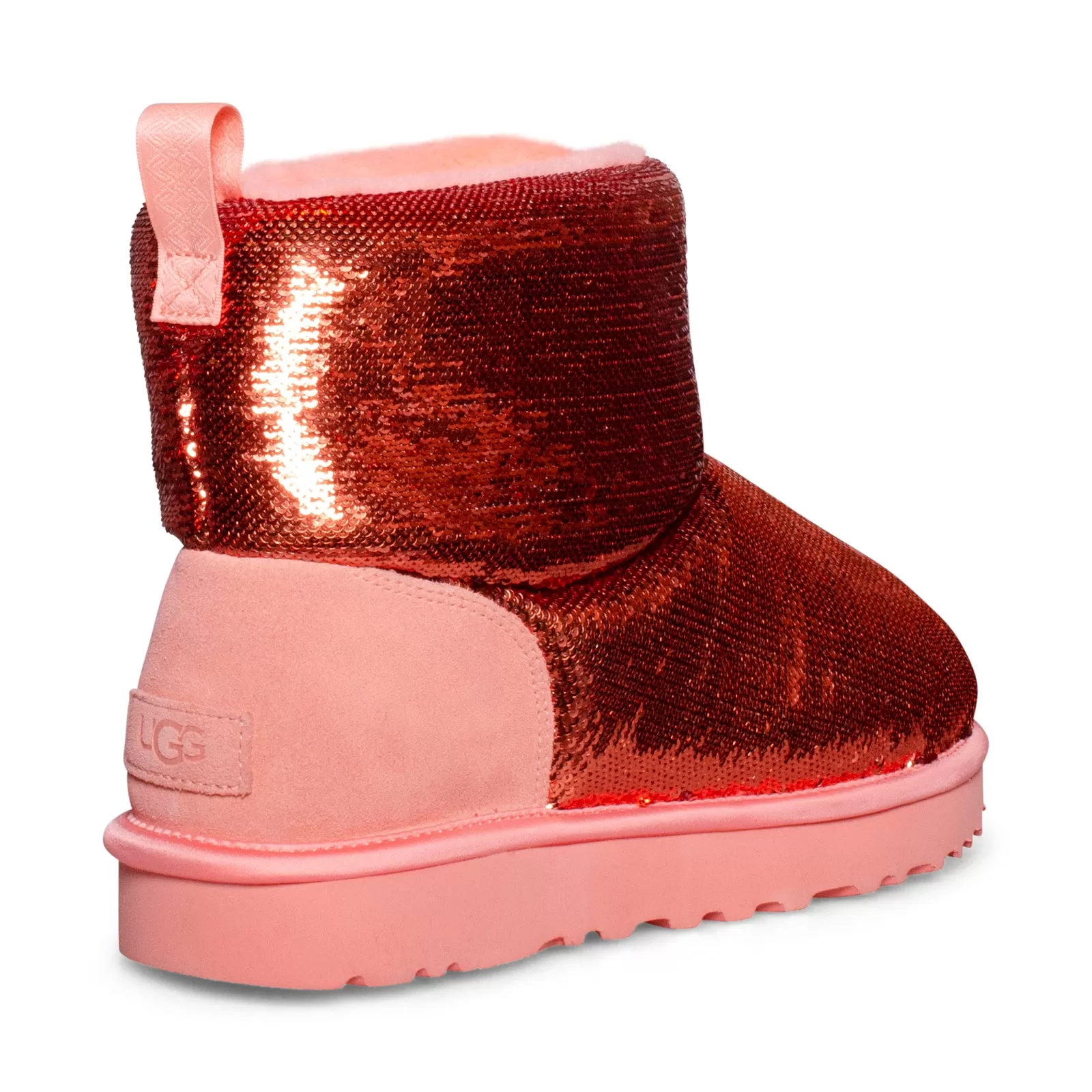 UGG Classic Mini Mirror Ball Starfish Pink Boots - Women's