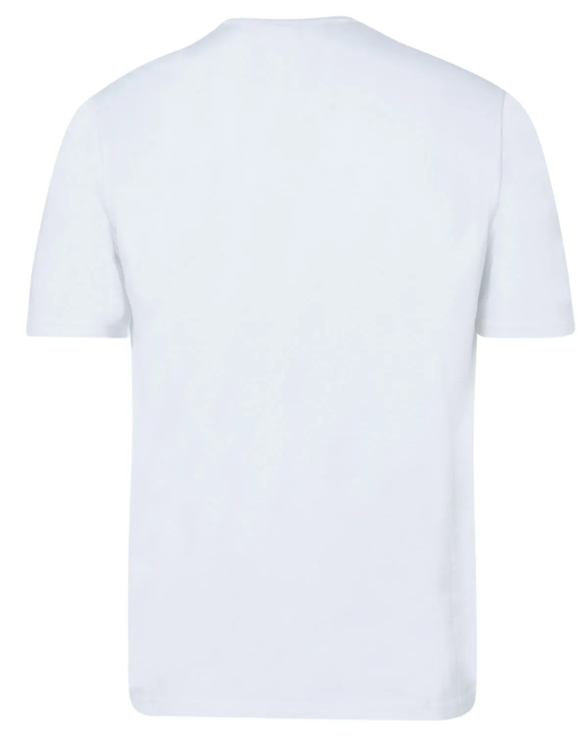 White Giza Cotton Short Sleeve T-Shirt