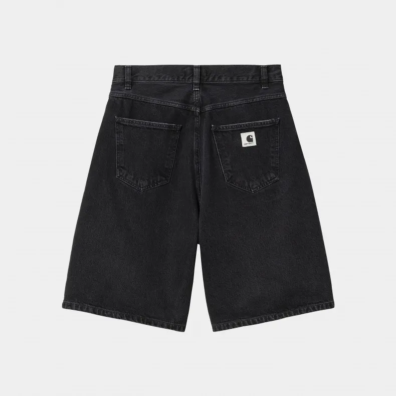 Women's Carhartt WIP Brandon Short (Black Stone Washed)