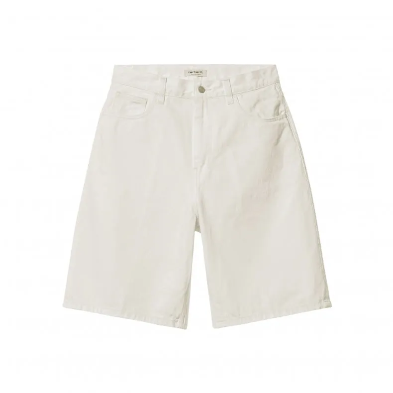 Women's Carhartt WIP Brandon Short (White Rinsed)