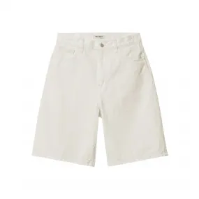 Women's Carhartt WIP Brandon Short (White Rinsed)