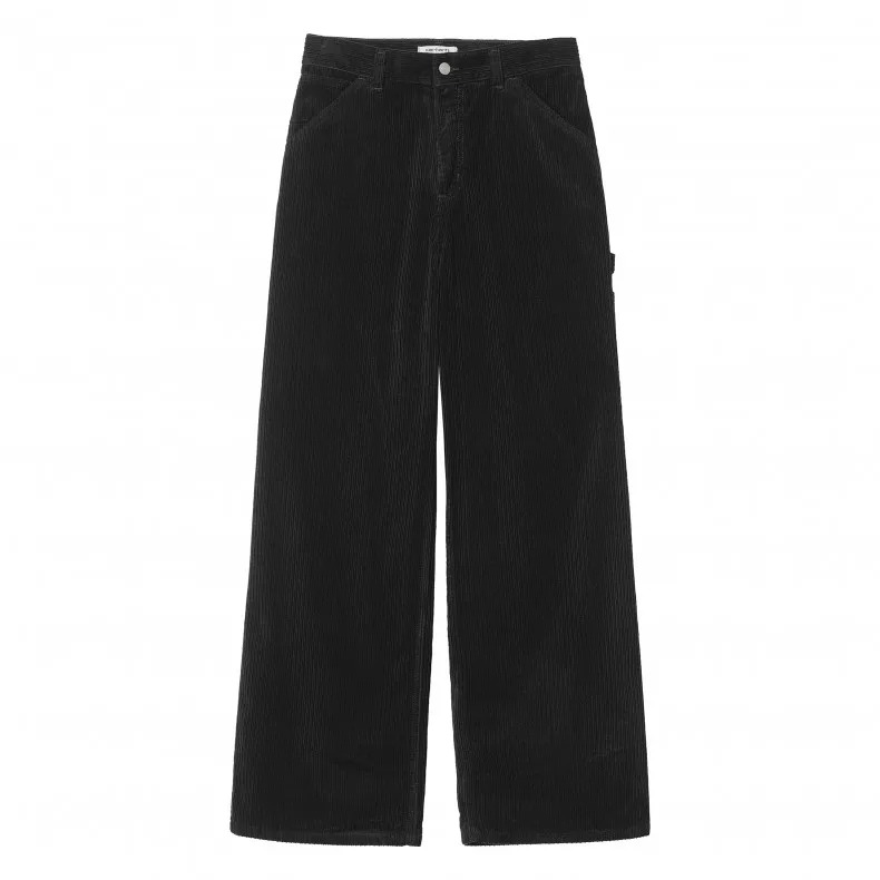 Women's Carhartt WIP Jens Corduroy Pant (Black Rinsed)