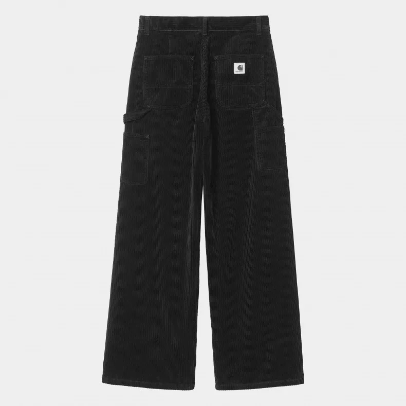 Women's Carhartt WIP Jens Corduroy Pant (Black Rinsed)