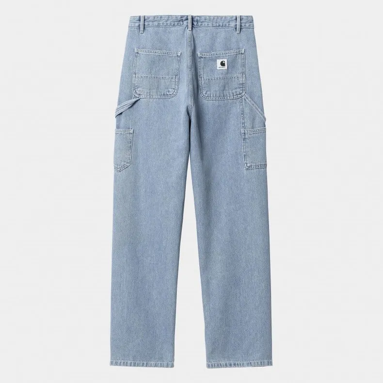 Women's Carhartt WIP Pierce Straight Pant (Blue Stone Bleached)