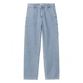 Women's Carhartt WIP Pierce Straight Pant (Blue Stone Bleached)