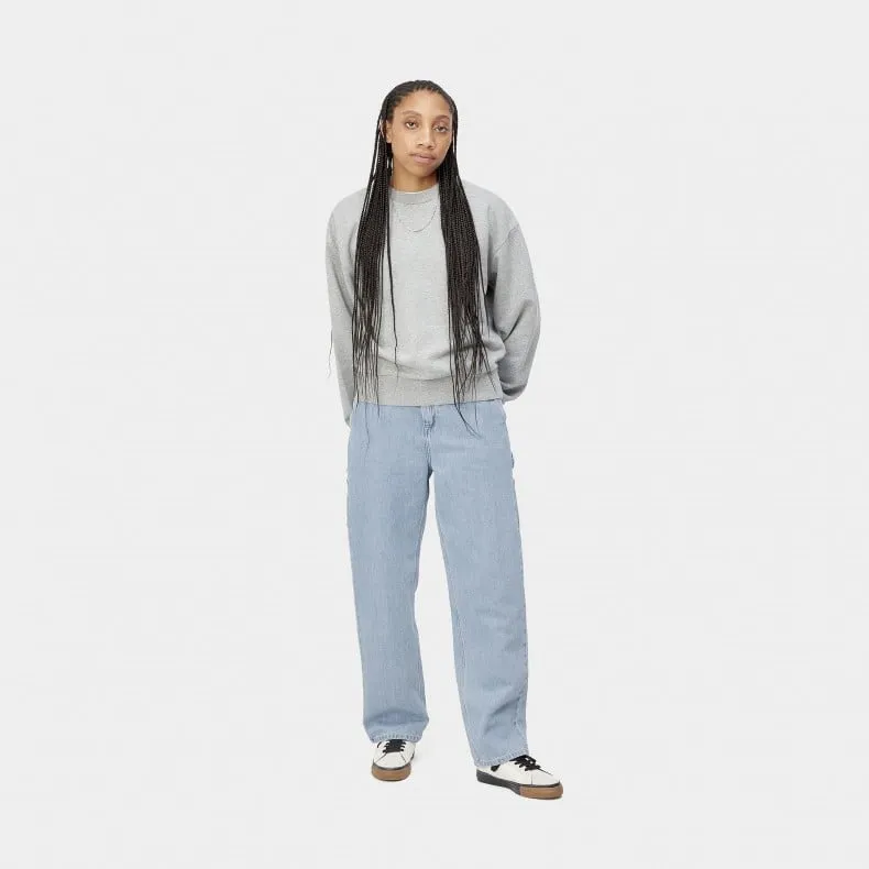 Women's Carhartt WIP Pierce Straight Pant (Blue Stone Bleached)