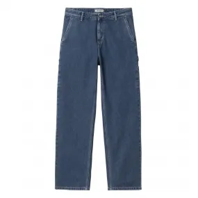 Women's Carhartt WIP Pierce Straight Pant (Blue Stone Washed)