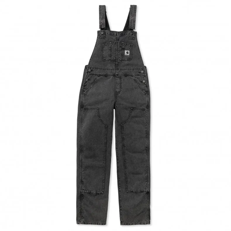 Women's Carhartt WIP Sonora Overall (Black Worn Washed)