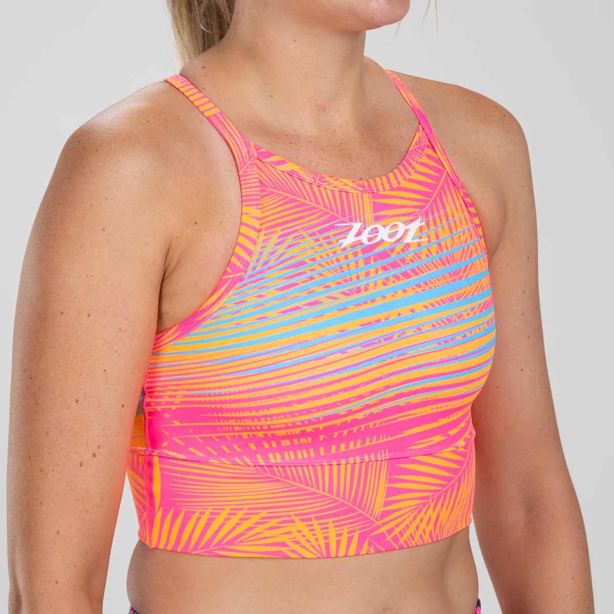 Women's Ltd Run Crop - Club Aloha