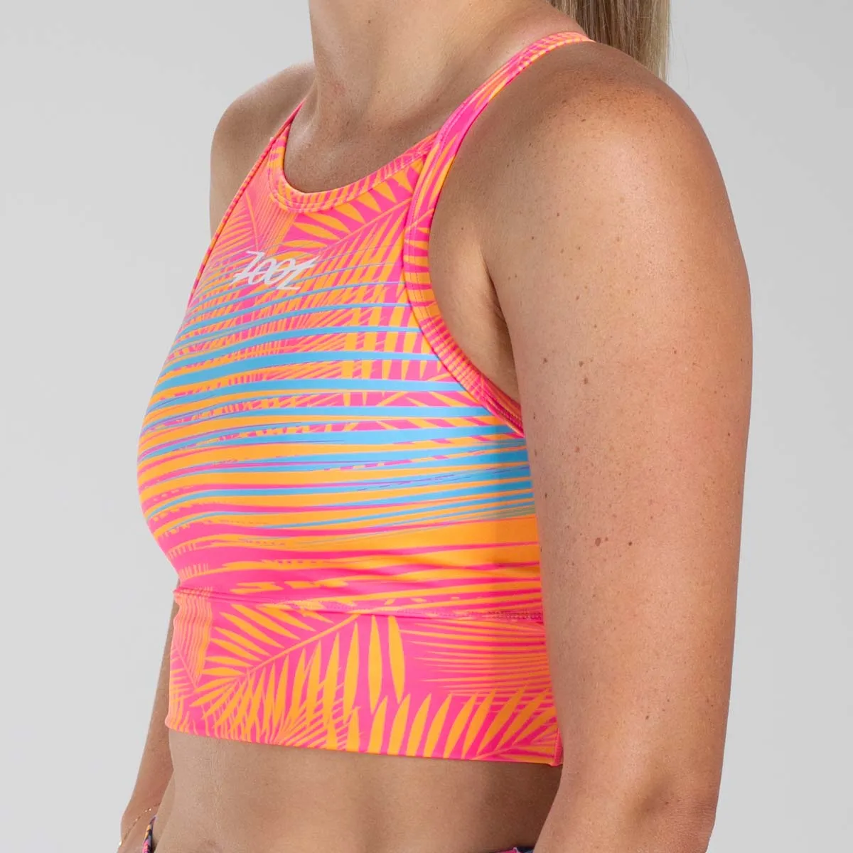 Women's Ltd Run Crop - Club Aloha