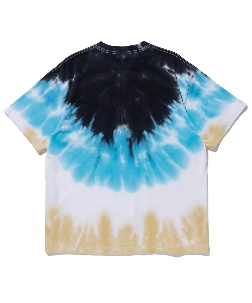 X-Large  |Crew Neck Unisex Street Style Tie-dye Plain Cotton